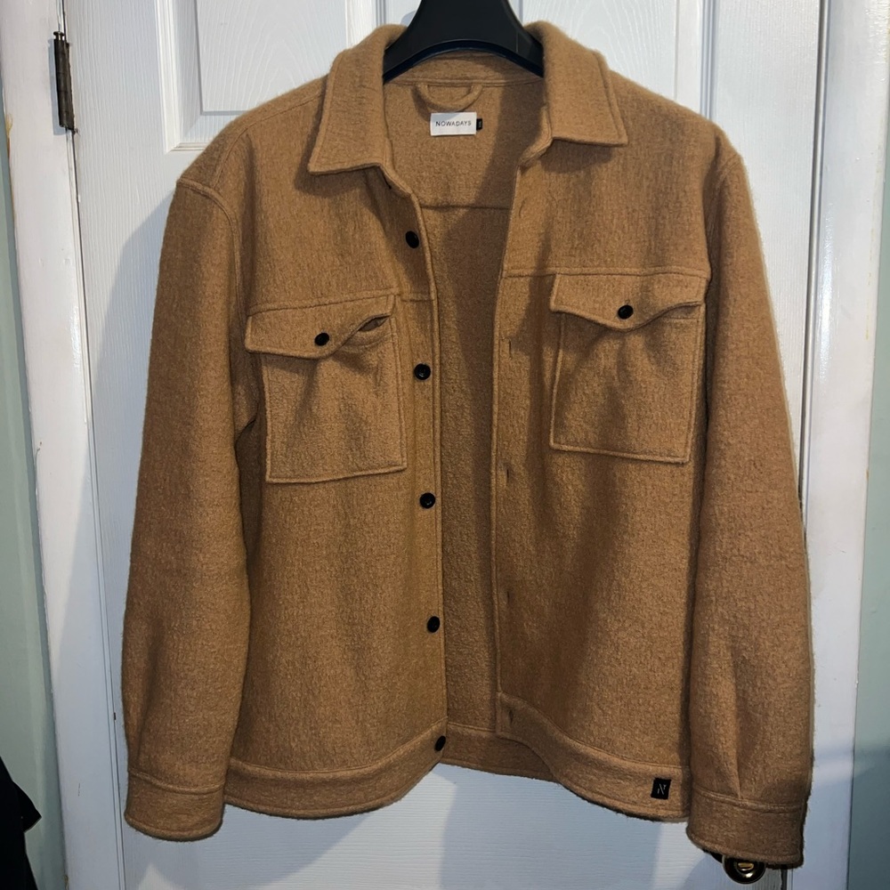 Men's Tan Jacket - Picture 2 of 5